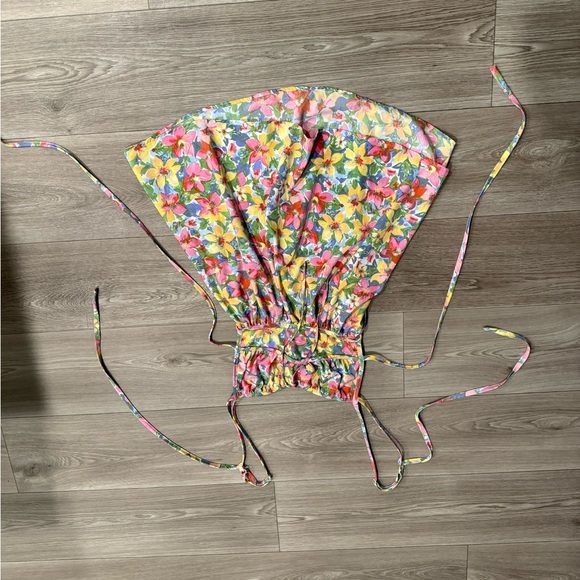 SHEIN Multicolor Floral Mini Dress. Petite Small. Worn once. - Picture 6 of 7